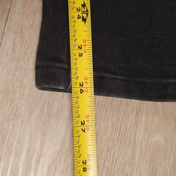 Everlane The Original Cheeky Jeans Womens Size 24S Black Straight High Rise - Picture 12 of 13